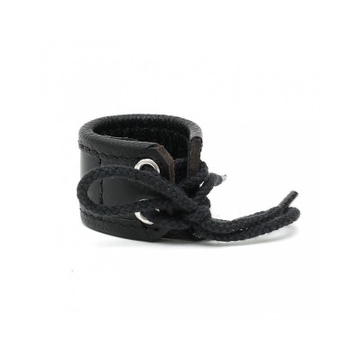 Anneau en cuir pour testicules reglable