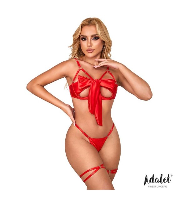 Riley Set soutien-gorge avec lacet, Tanga et jarretière