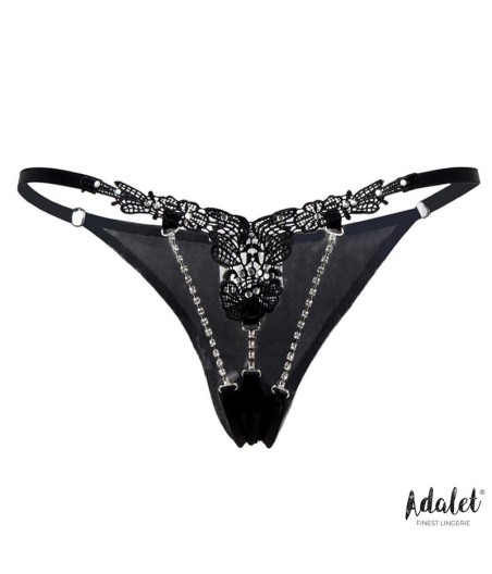 Emillie Tanga de dentelle avec pierres