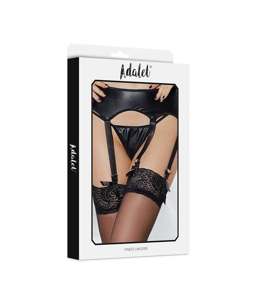 Tina ensemble jarretelle 3 jarretieres et Tanga