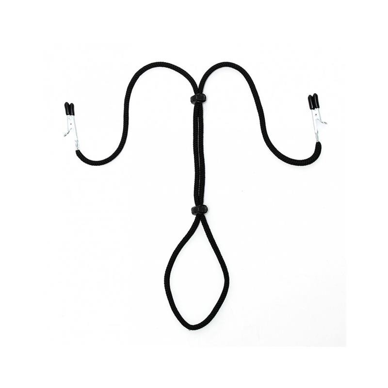 pinces à tétons avec Corsón noir