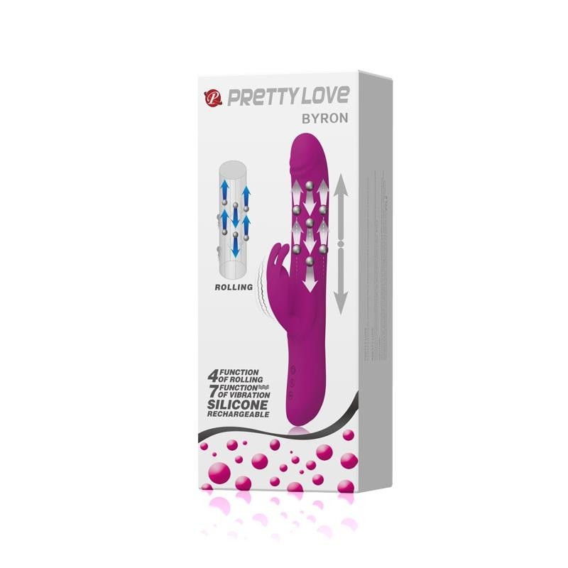 vibromasseur et Rotateur Byron couleur pourpre