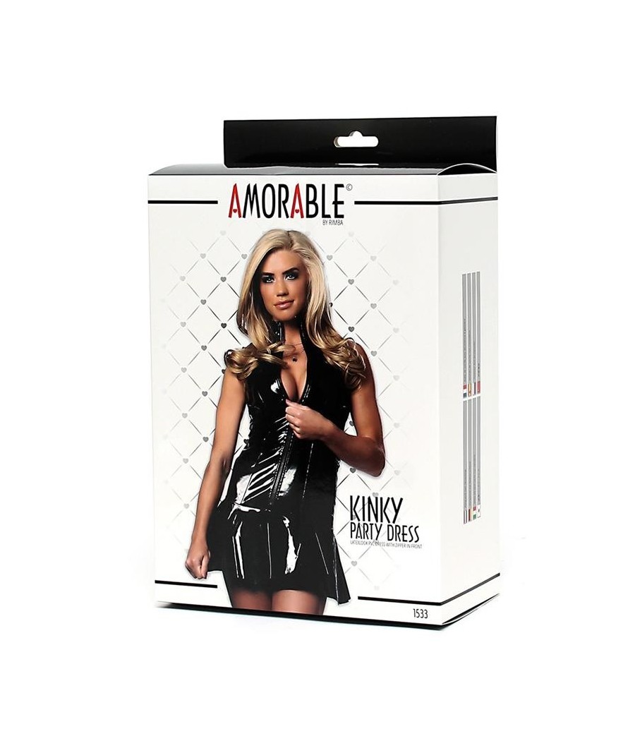 Robe en latex avec crémaillère