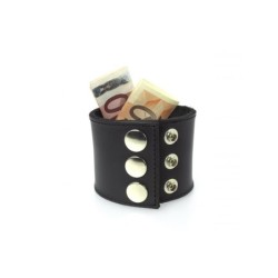 bracelet avec porte monnaie cuir reglable