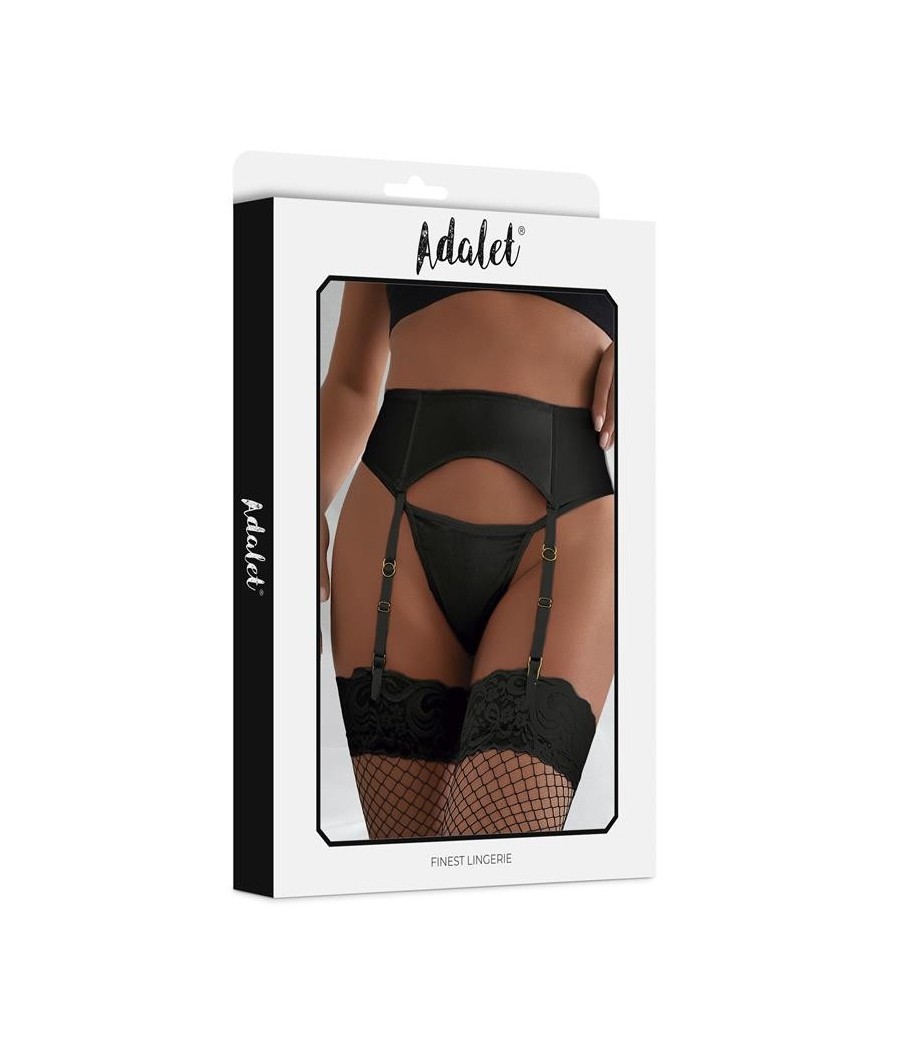 Tesset ensemble jarretelle avec Tanga