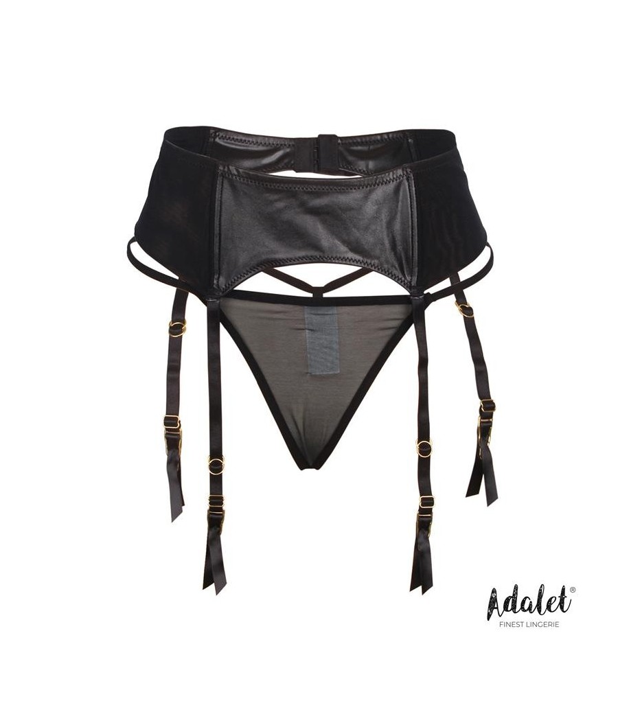 Tesset ensemble jarretelle avec Tanga