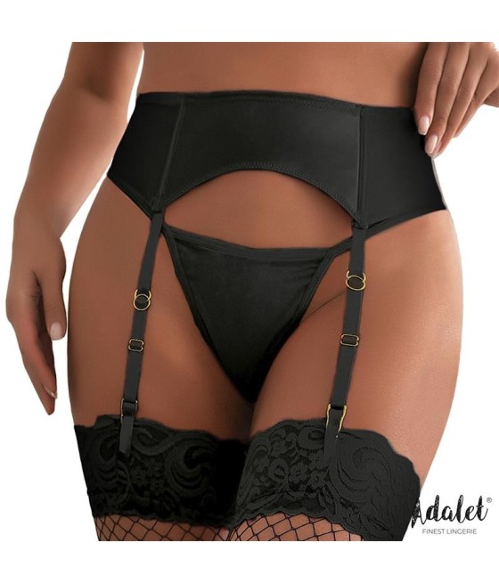 Tesset ensemble jarretelle avec Tanga