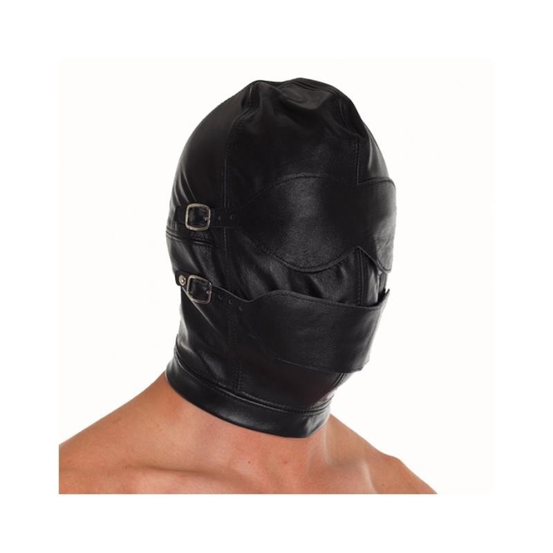 Masque en cuir réglable