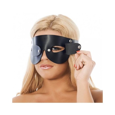 masque avec oeillères amovibles cuir reglable