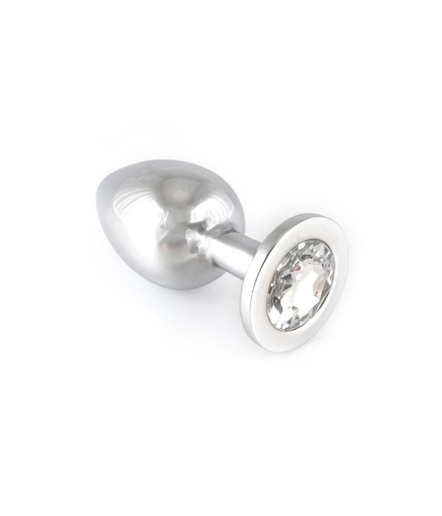 Plug Anal acier Inoxydable Transparent