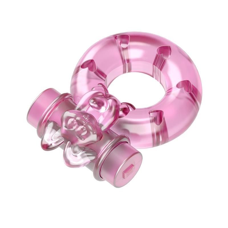 Anneau avec balle vibrante lapin