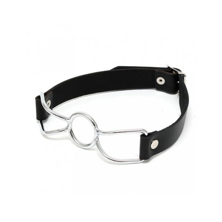 baillon forme Anneau Metal et cuir