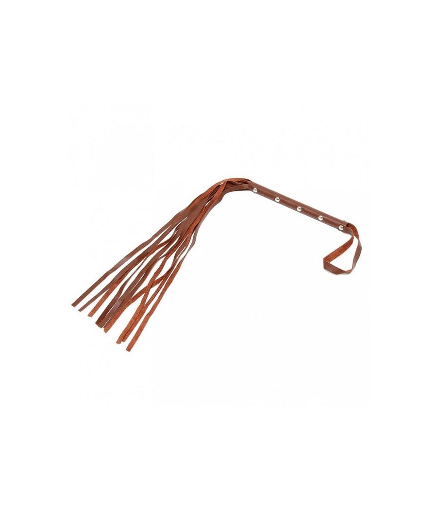 fouet Cuir Marron 62cm