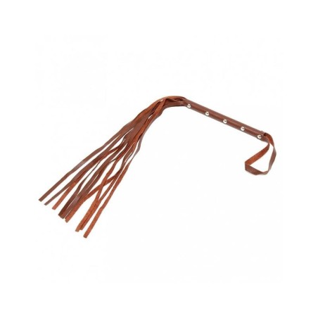 fouet Cuir Marron 62cm