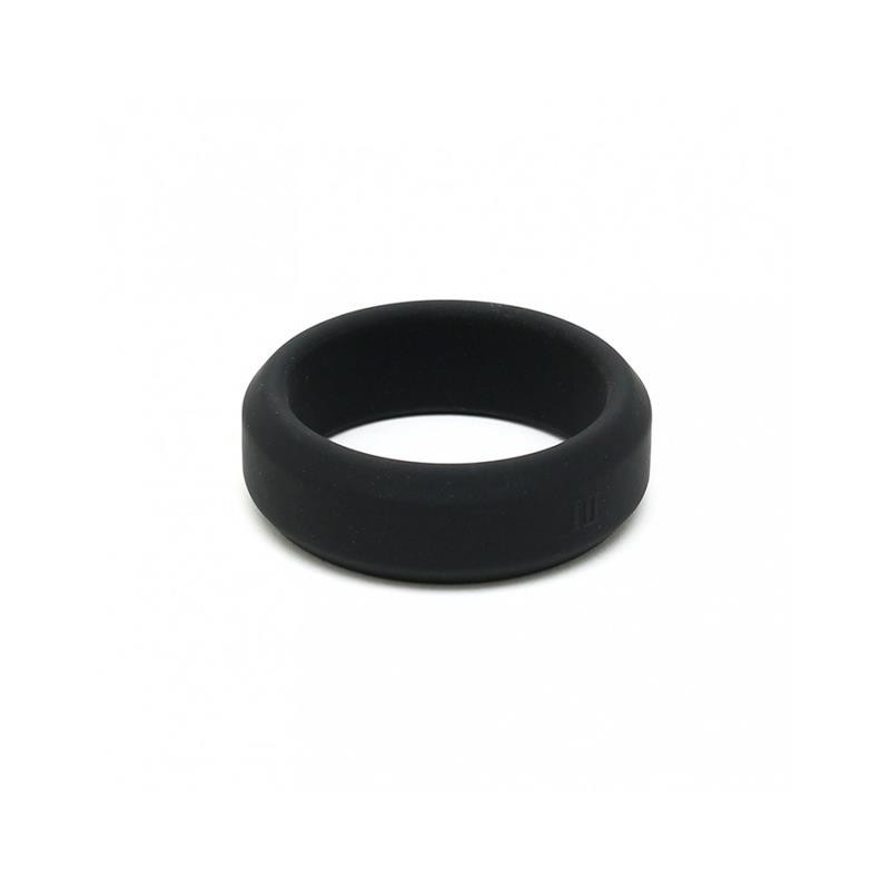 Anneau pénis silicone Noir Ø 51 mm.