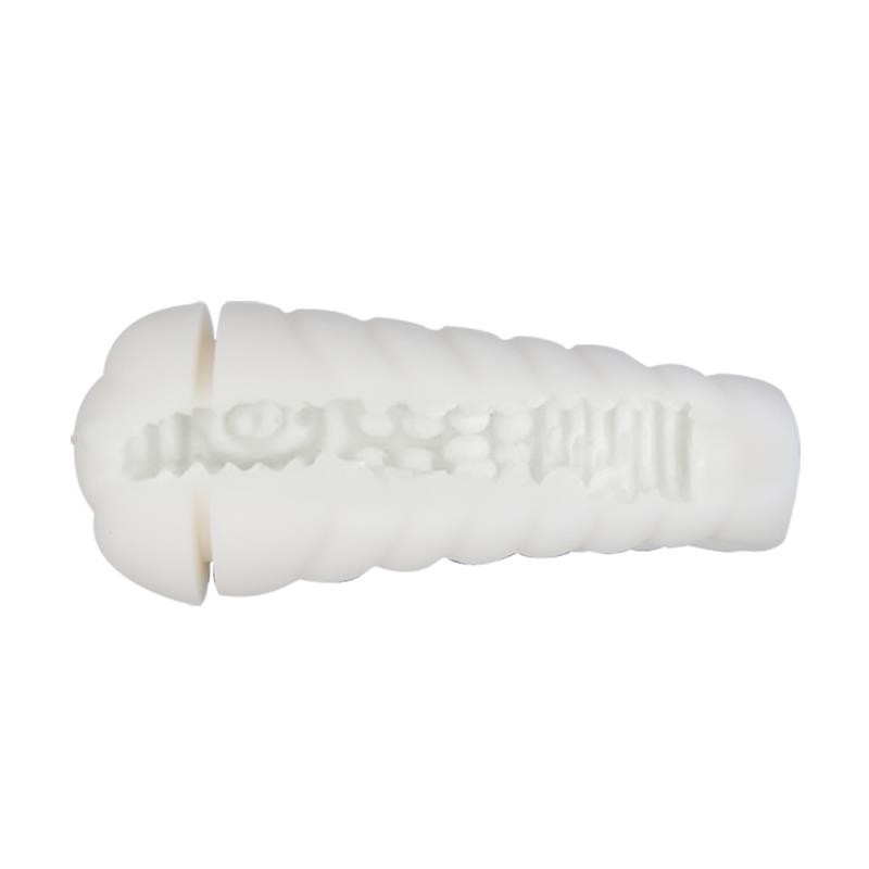 Masturbateur Sallet blanc et dorée Vagin