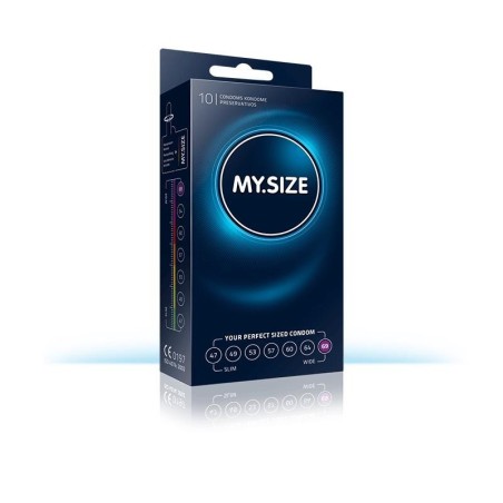 My Size Conservativo naturel de Latex taille 69 boite de 10 Unités