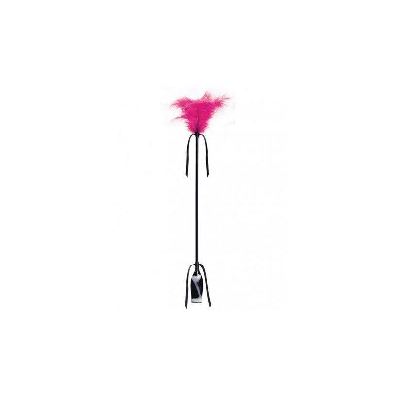 Jeu Secret porte plume + cravache fuchsia