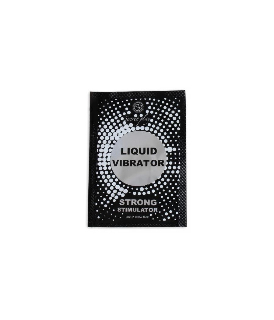 Secret play Pack 12 monodose Vibromasseur Liquide Fort