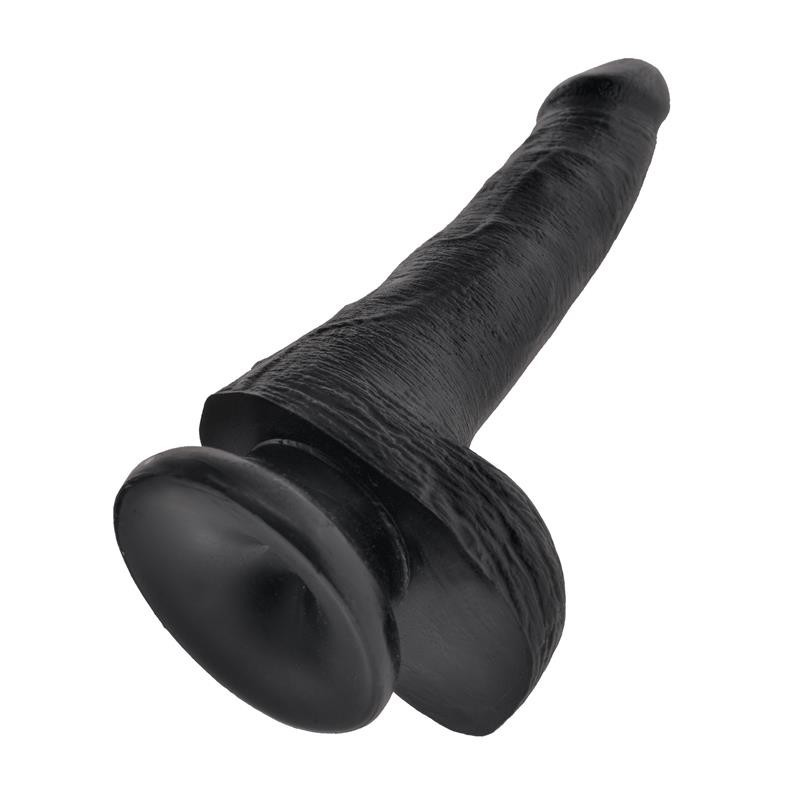 King Cock pénis avec Testicules de 6 - Couleur noir