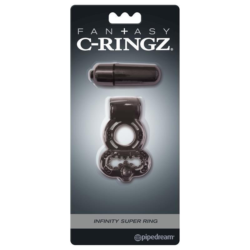 Fantaset C-Ringz Anneau Infinity Noir