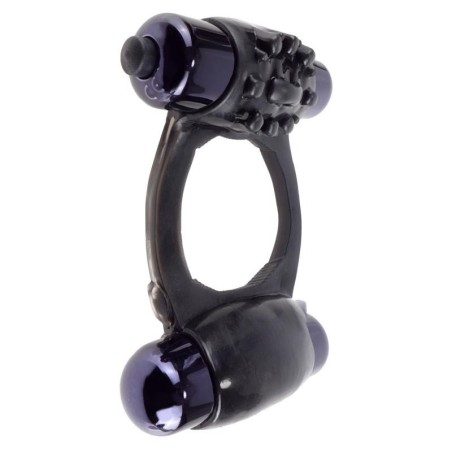 Fantaset C-Ringz Super Anneau Duo Vibromasseur Noir