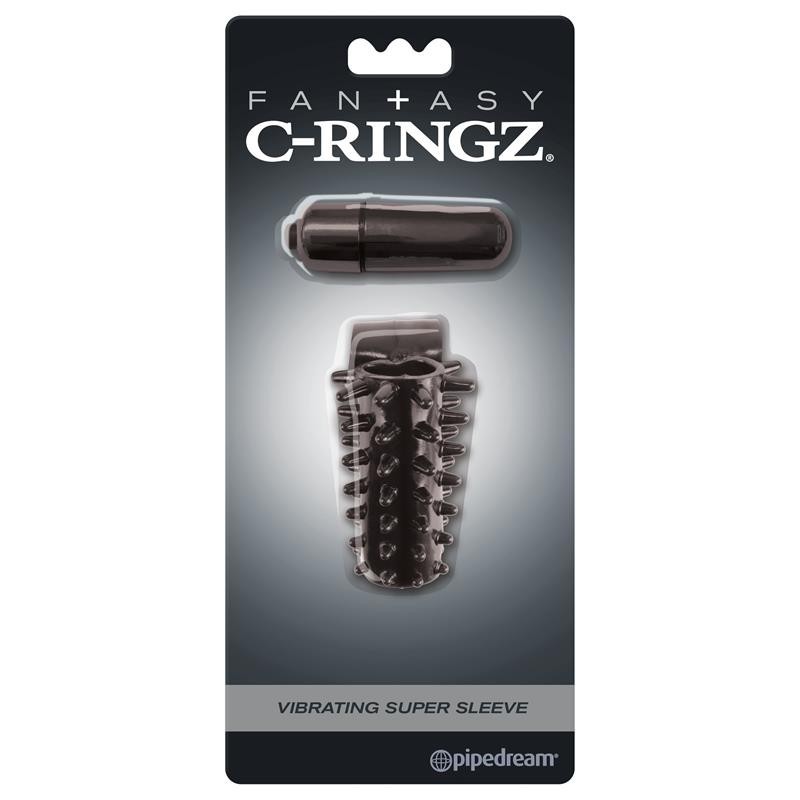 Fantaset C-Ringz Super Cage Vibromasseur Noir