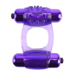 Fantaset C-Ringz Super Anneau Double Vibration mauve