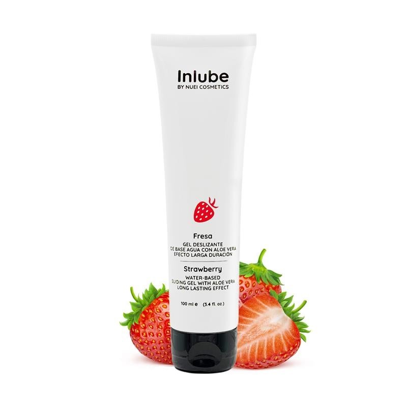 Nouveau lubrifiant à base d'eau Inlube fraise 100 ml