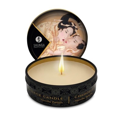 Shunga Mini bougie de massage Vanille