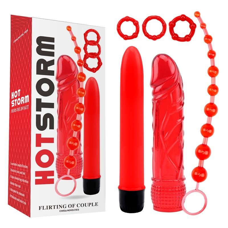 Kit Flirting de Couple Couleur rouge