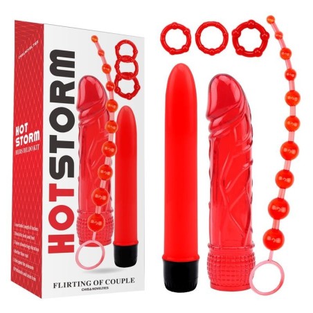 Kit Flirting de Couple Couleur rouge
