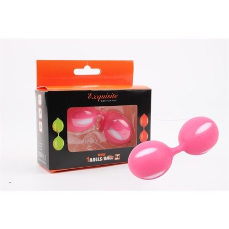 boules Ben Wa silicone 10,3 cm Rose
