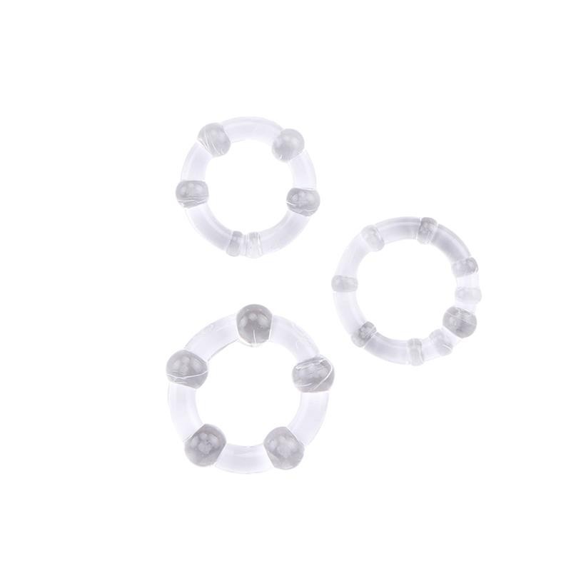 Anneaux pour pénis Beaded transparent