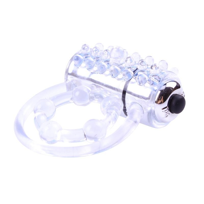 Anneau Vibromasseur pour pénis Clear transparent