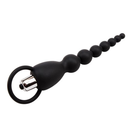 chaine Anal Elite Power 19,5 cm silicone Noir