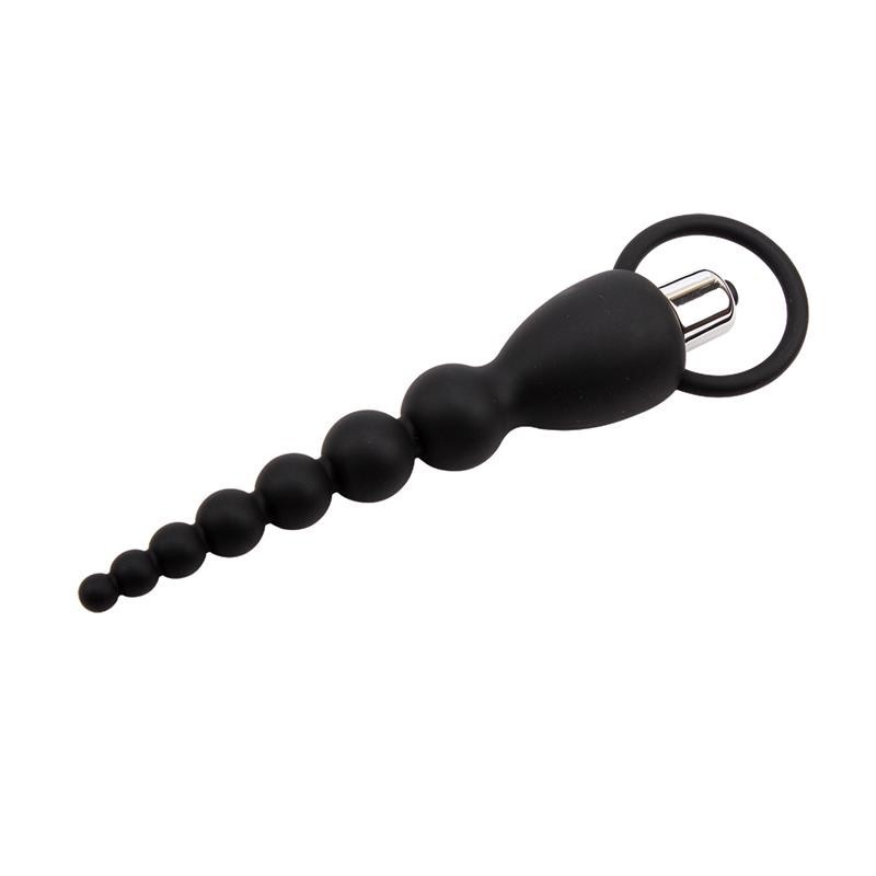 chaine Anal Elite Power 19,5 cm silicone Noir