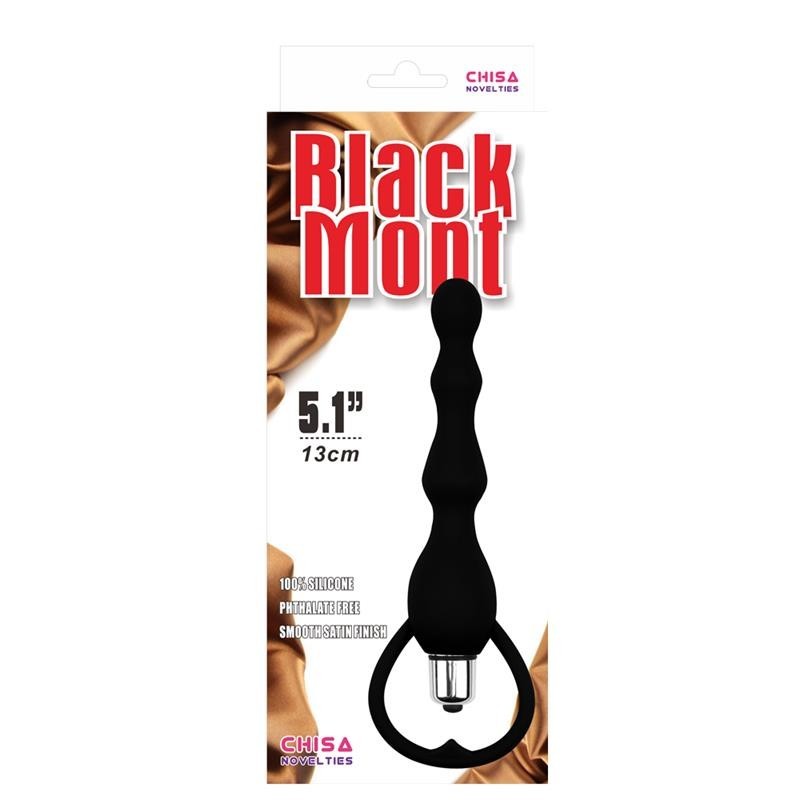 chaine Anal Tail Power silicone Noir
