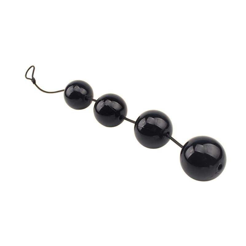 boules Vaginales et Anales 65 x 6 cm Noir