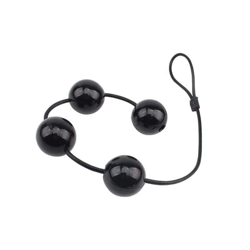 boules Vaginales et Anales 65 x 6 cm Noir