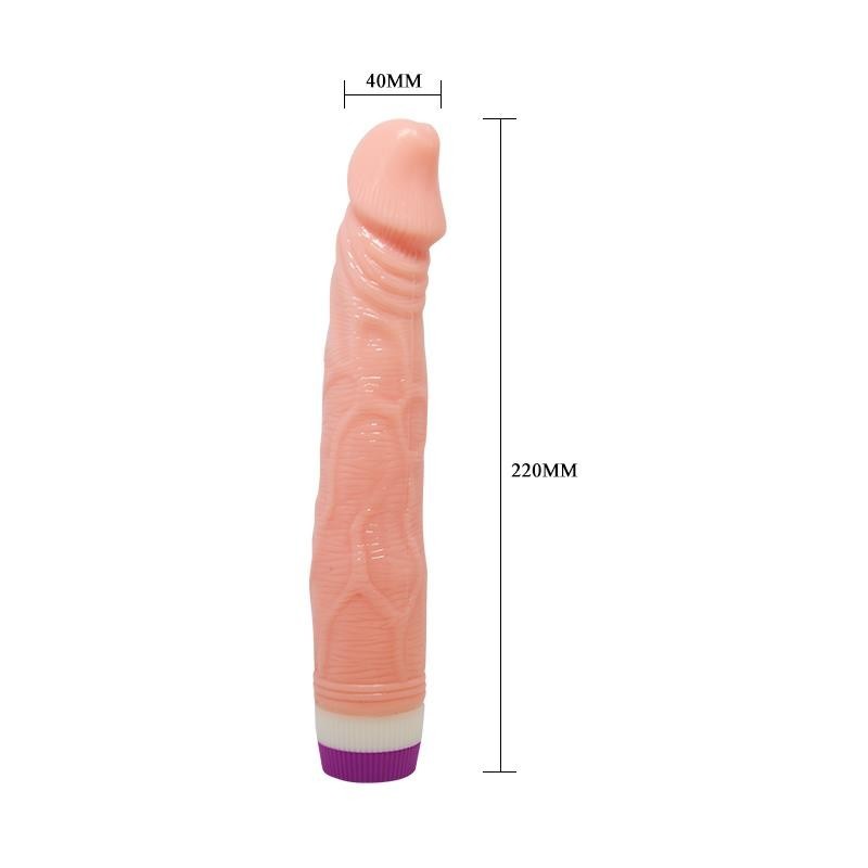 vibromasseur Couleur Naturel 22 cm