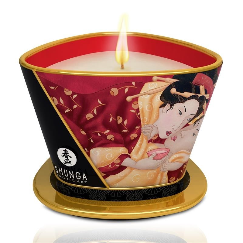 Shunga bougie de massage Romance Vigne