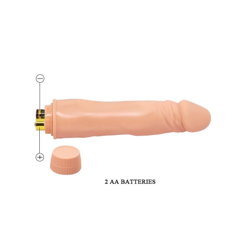 Vibromasseur Couleur Naturel 21,5 cm