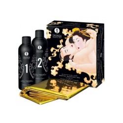 Shunga Kit de Gel de massage gout vin mousseux