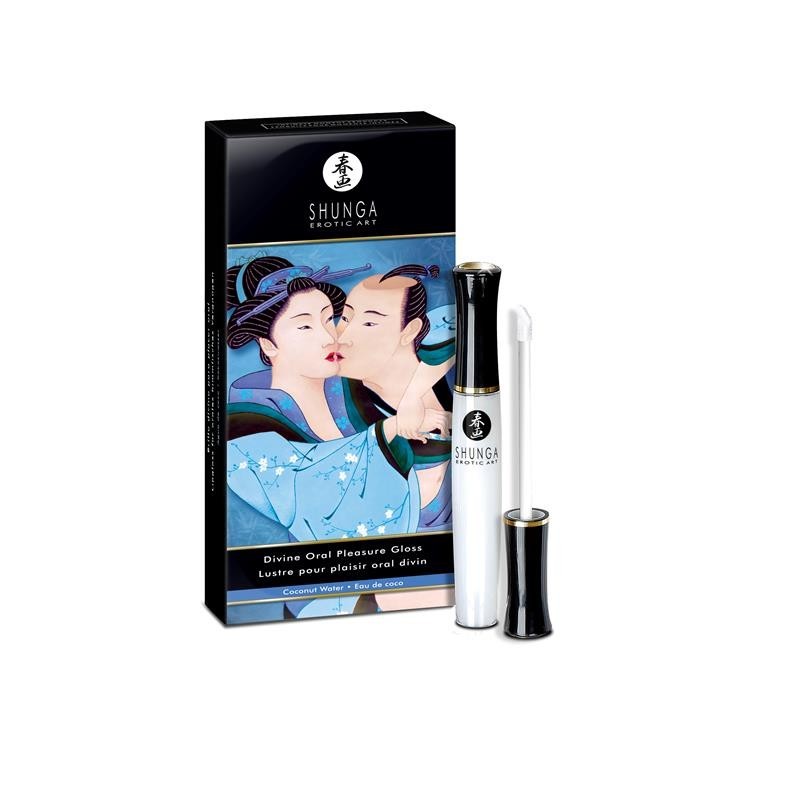 Shunga Gloss pour plaisir Oral base eau de Coco