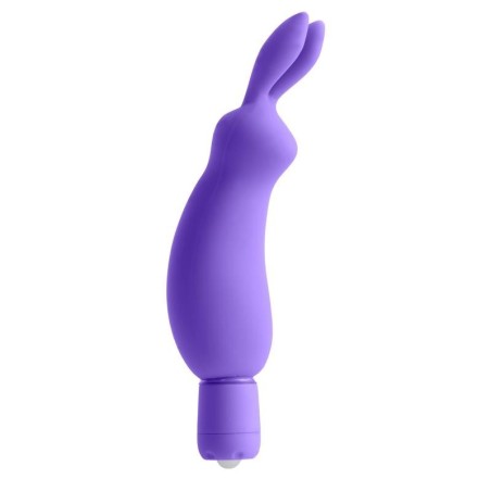 Mini Vibromasseur Néon Luv Bunnet mauve