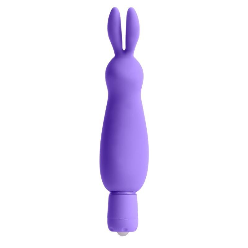 Mini Vibromasseur Néon Luv Bunnet mauve