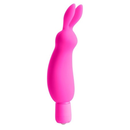 Mini Vibromasseur Néon Luv Bunnet Rose