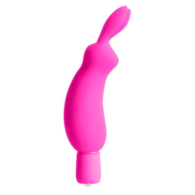 Mini Vibromasseur Néon Luv Bunnet Rose