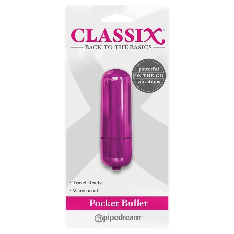 Classix balle vibrante de Bolsillo Rose